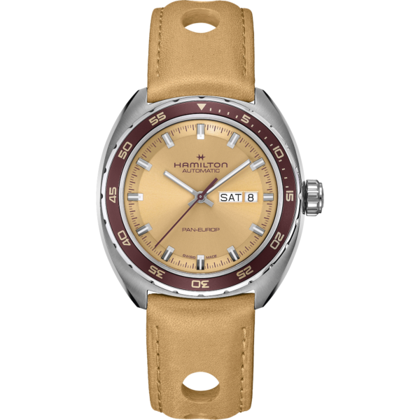 Hamilton American Classic Pan Europ Day Date Auto 42cm