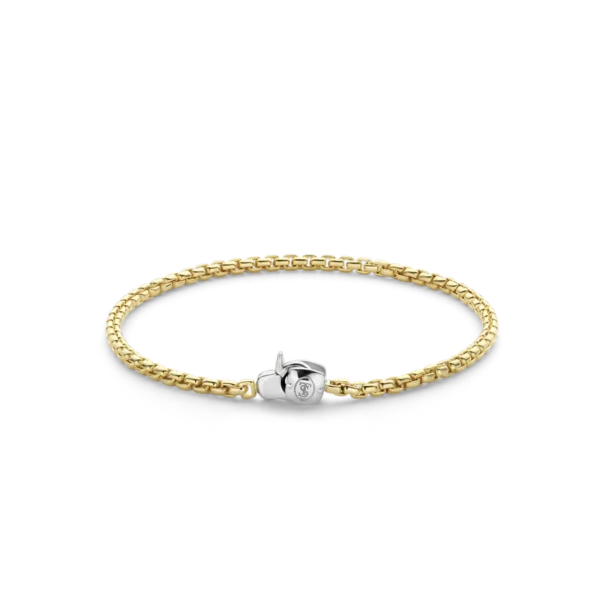 TI SENTO – Armband 925 Silber, gelbgoldplattiert