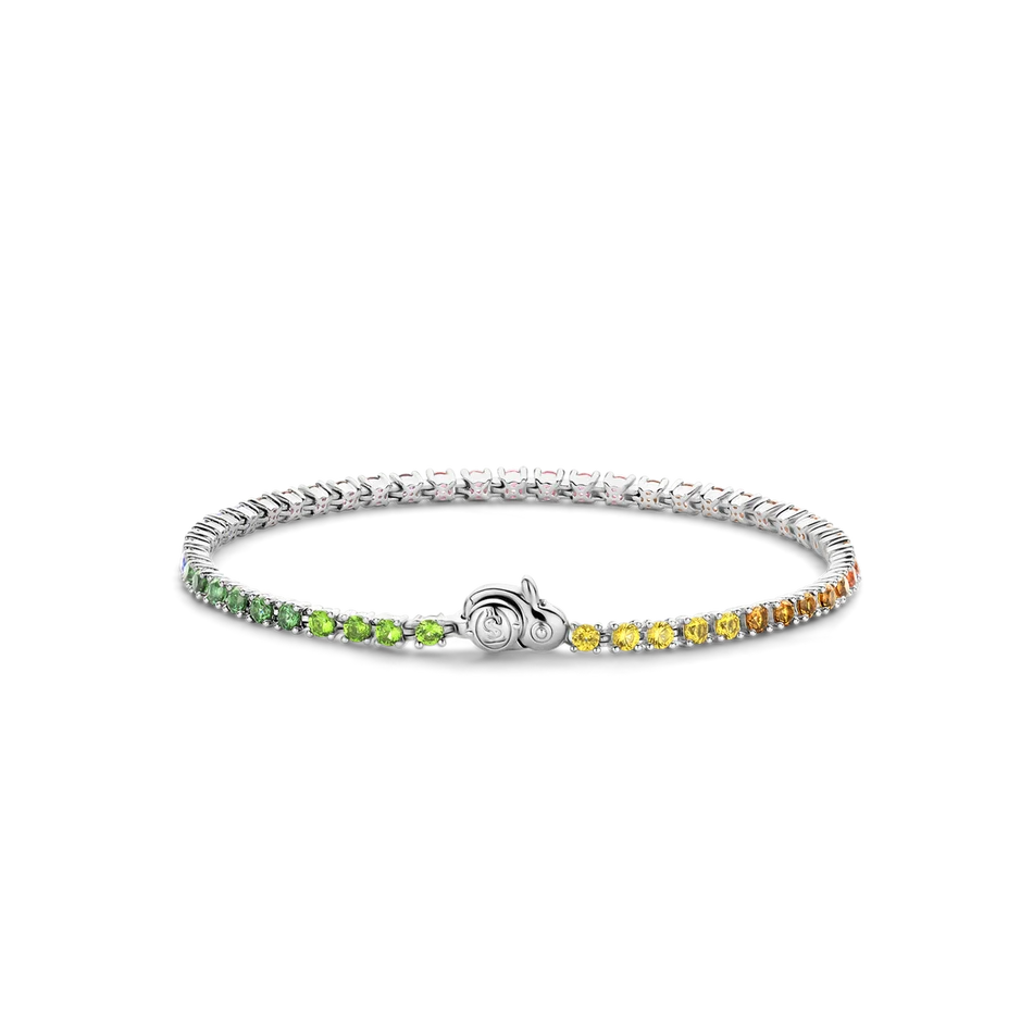 TI SENTO – Armband 925 Silber mit farbigen Zirkonia – Bild 2