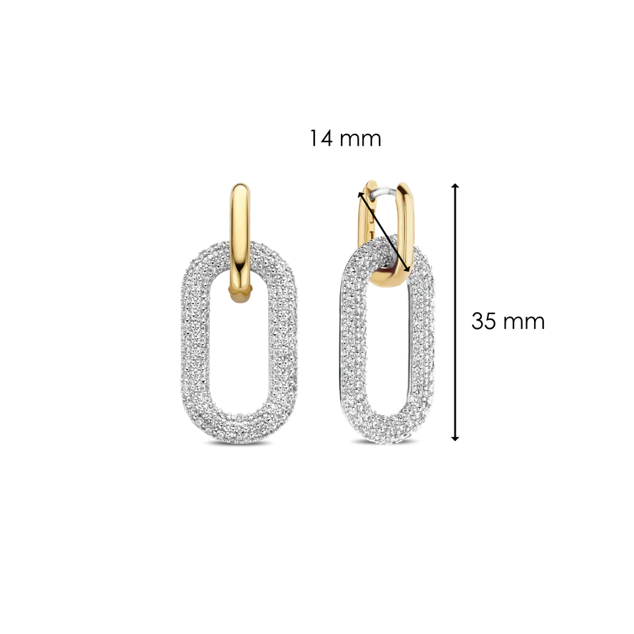TI SENTO Ohranhänger 925 Silber mit Zirkonia – Bild 3