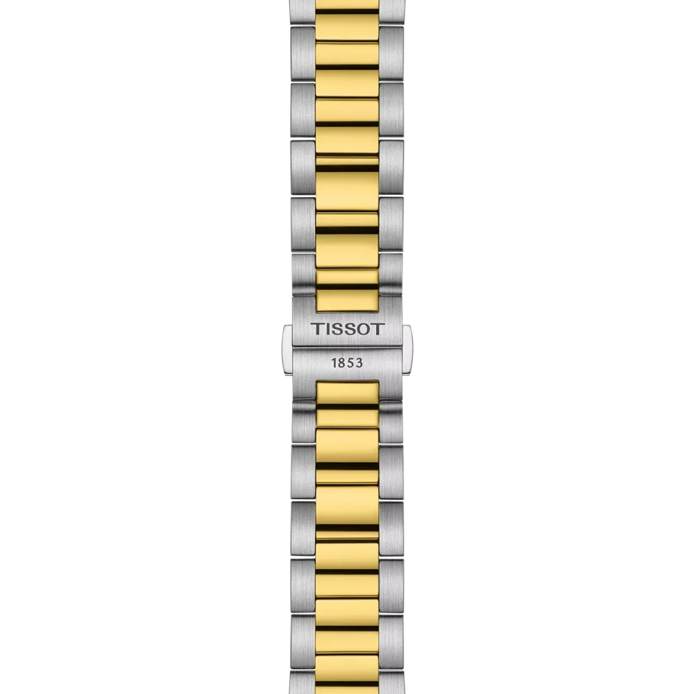 Bracelet de montre Tissot bicolore acier et doré