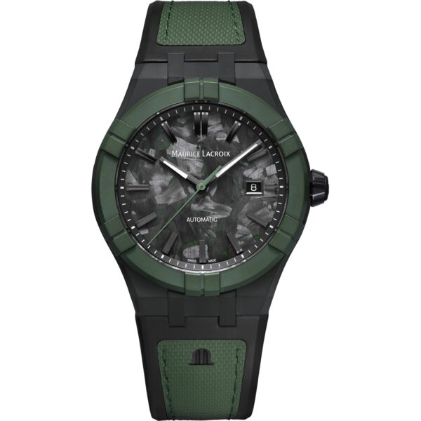Maurice Lacroix AIKON-IC Frozen Carbon Deep Forest 43mm