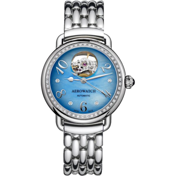 Aerowatch 1942 Lady Elegance Automatic Diamonds 35mm