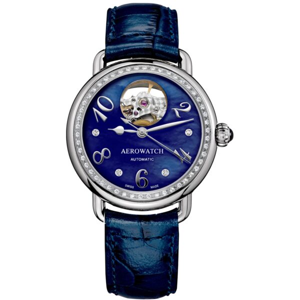 Aerowatch 1942 Lady Elegance Automatic Diamonds 35mm