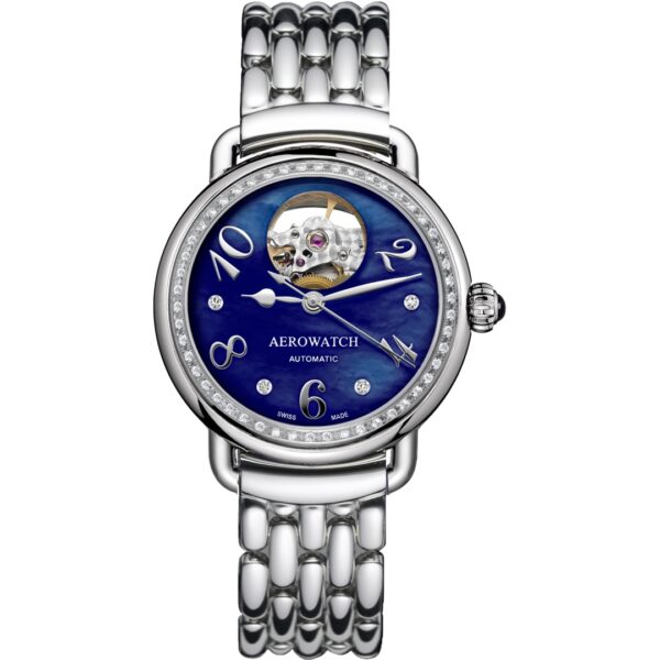 Aerowatch 1942 Lady Elegance Automatic Diamonds 35mm