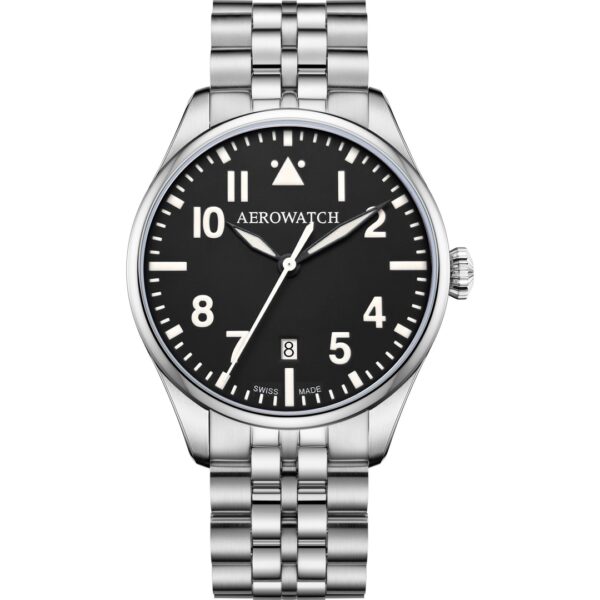 Aerowatch Les Grandes Classiques Aviator 40mm