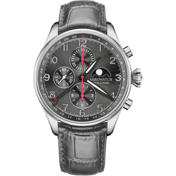 Aerowatch Les Grandes Classiques Chrono Moon Phase 44mm