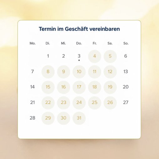 Terminkalender für Ihren Boutique-Termin